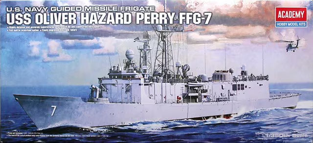1/350 Academy USS Oliver Hazard Perry FFG7 Guided Missile Frigate