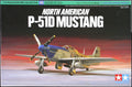 Model kit box for North American P-51D Mustang with Tamiya logo.