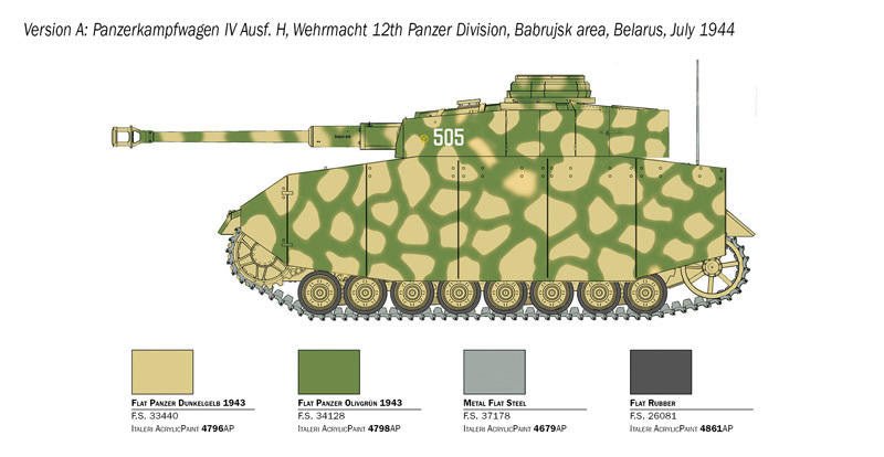 1/35 Italeri Pz. Kpfw. IV 1/35 Scale - Battle Born Hobby