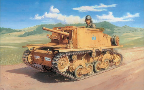 1:35 Italeri Semovente L40 da 47/32 Italian Armored Vehicle Model Kit - Battle Born Hobby