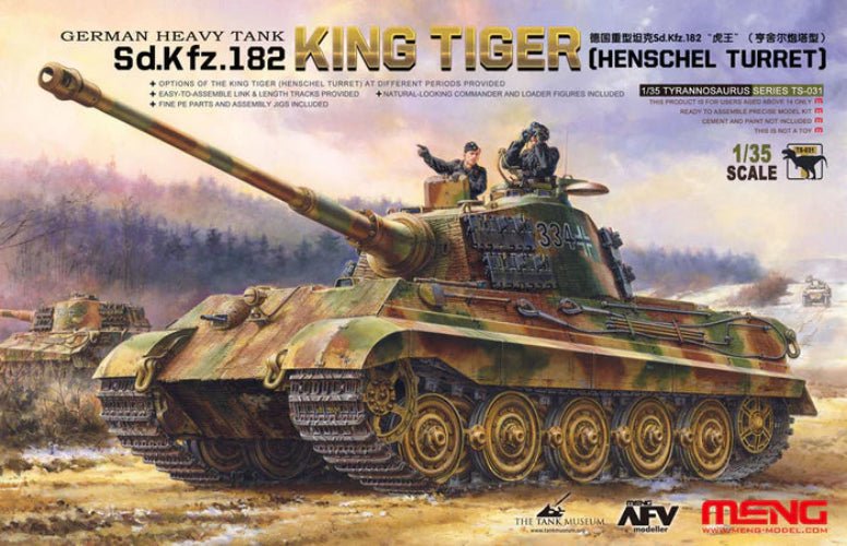 1/35 Meng Sd.Kfz.182 King Tiger (Henschel Turret) - Battle Born Hobby