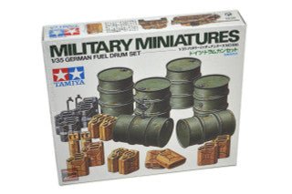 1/35 Tamiya German Fuel Drum Set Plastic Model Kit - Battle Born Hobby