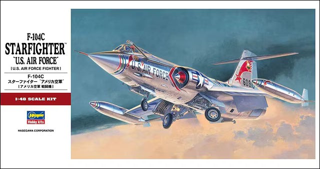 1/48 Hasegawa F-104C Starfighter USAF Plastic Model Kit