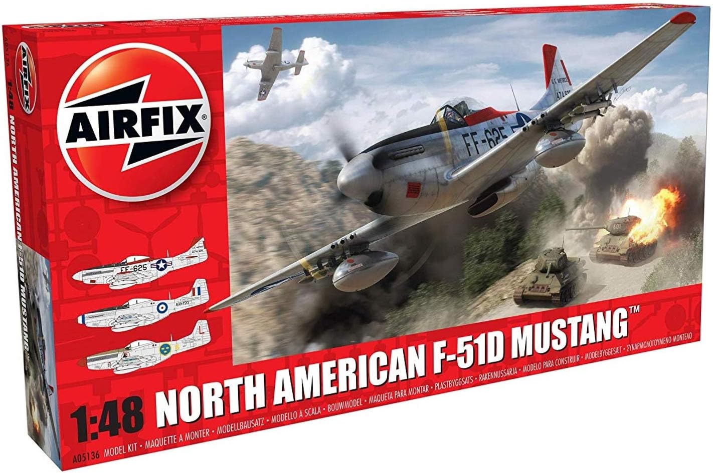 1/48 Airfix North American F-51D Mustang - Battle Born Hobby