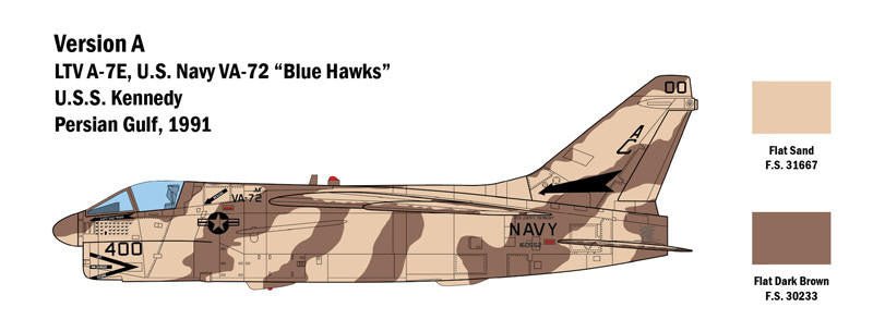 1/48 Italeri A7E Corsair II Attack Aircraft - Battle Born Hobby