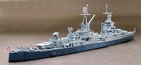 1/700 Tamiya USS Indianapolis CA-35 Heavy Cruiser Plastic Model Kit - Battle Born Hobby