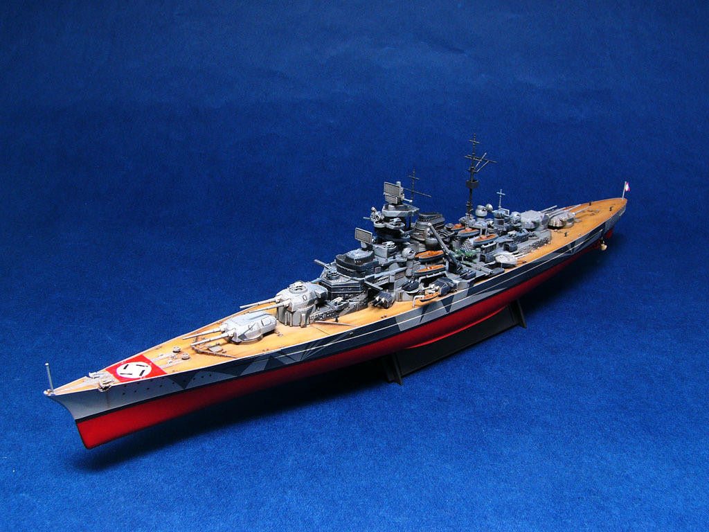 1/700 Trumpeter Tirpitz Battleship 1944 Plastic Model Kit - Battle Born Hobby