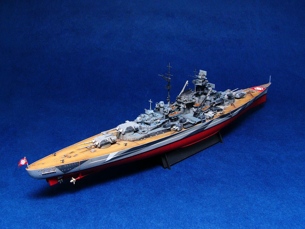1/700 Trumpeter Tirpitz Battleship 1944 Plastic Model Kit - Battle Born Hobby