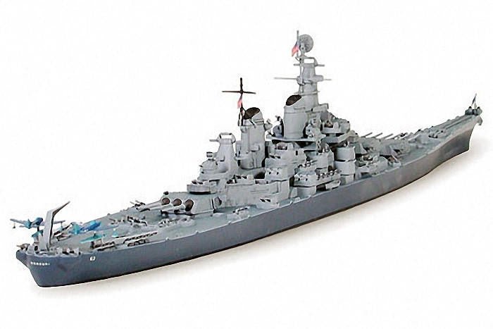 1/700 Trumpeter USS Missouri BB-63 Battleship Waterline Plastic Model Kit - Battle Born Hobby