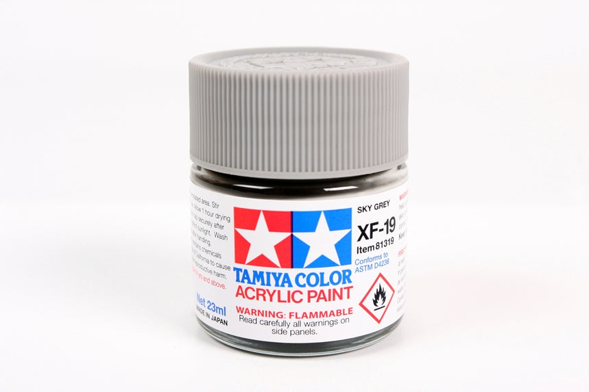 Tamiya Large Acrylic Paint XF-19 Sky Grey