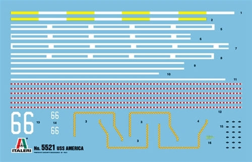 Italeri U.S.S. America CV-66 1/720 scale