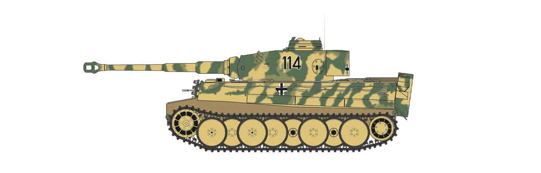 Airfix 1/35 Tiger I Early Version – Operation Citadel Plastic Model Kit