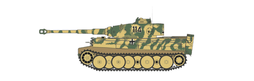 Airfix 1/35 Tiger I Early Version – Operation Citadel Plastic Model Kit