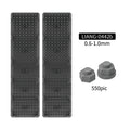 Liang Model 0442B Model Nuts & Bolts B 0.6–1.0mm showing 3D-printed hexagonal nuts and nuts with washers and bolt tips in multiple sizes.