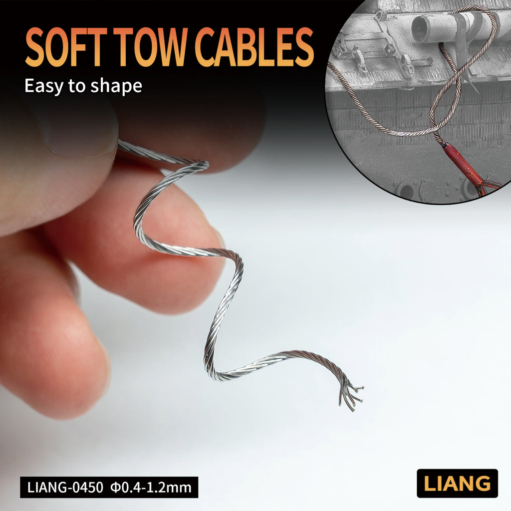 Liang Model Soft Tow Cable 1.0mm × 1m – 0450G - Battle Born Hobbyaccessories