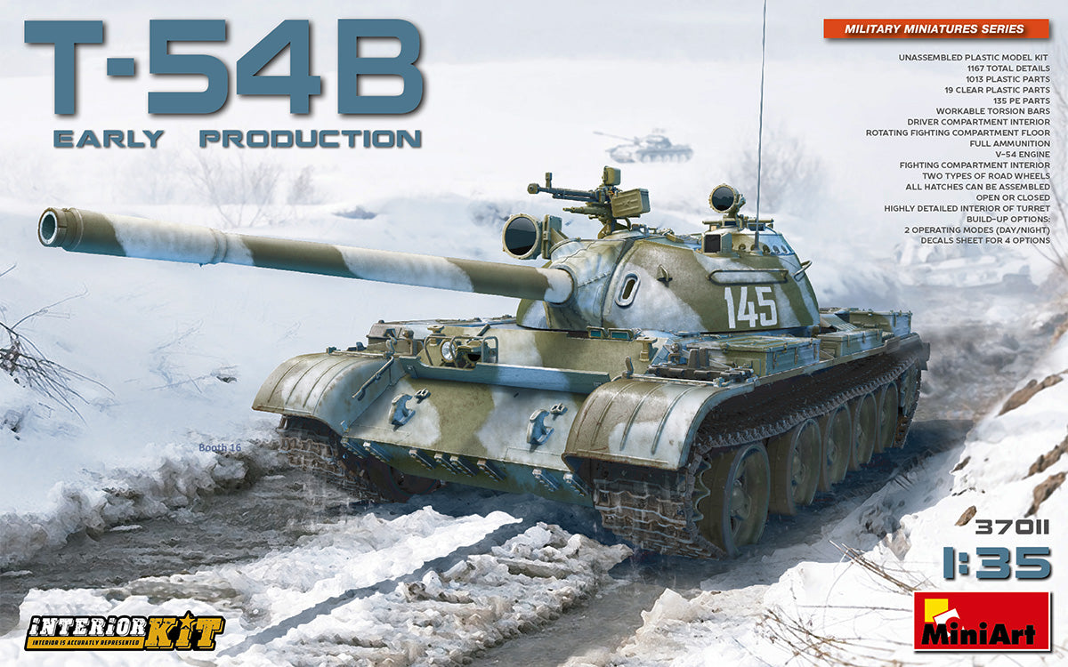 MiniArt 1:35 T-54B Early Production Interior Kit box art