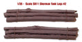 Value Gear 1/35 Sherman Tank Logs Set #2 (SB11) resin log bundle accessory for Sherman tank scale model kits