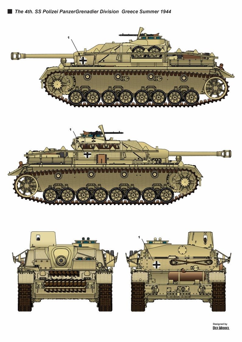 Academy 1/35 German StuG IV Sd.Kfz.167 "Ver. Early" - Battle Born Hobby