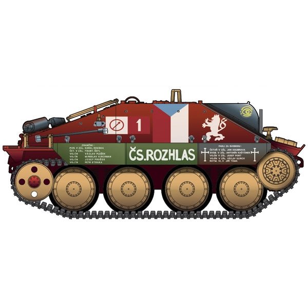 Academy 1/35 Jagdpanzer 38(t) Hetzer "Prague 1945" – 13277 - Battle Born Hobby