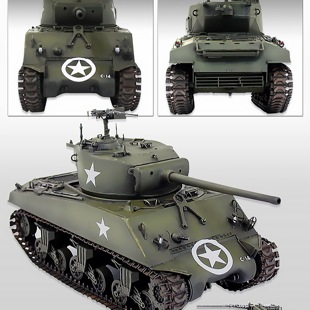 Academy 1/35 M4A3 (76)W Sherman "Battle of the Bulge" – 13500 - Battle Born Hobby
