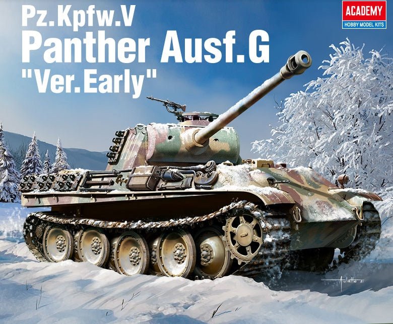 Academy 1/35 Pz.Kpfw.V Panther Ausf.G Early Version – 13529 - Battle Born Hobby