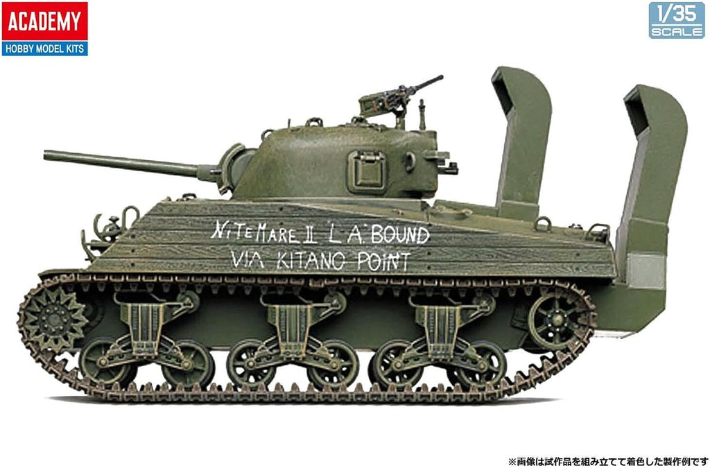 Academy 1:35 USMC M4A2(75) Sherman Pacific Theater WWII - Battle Born Hobby