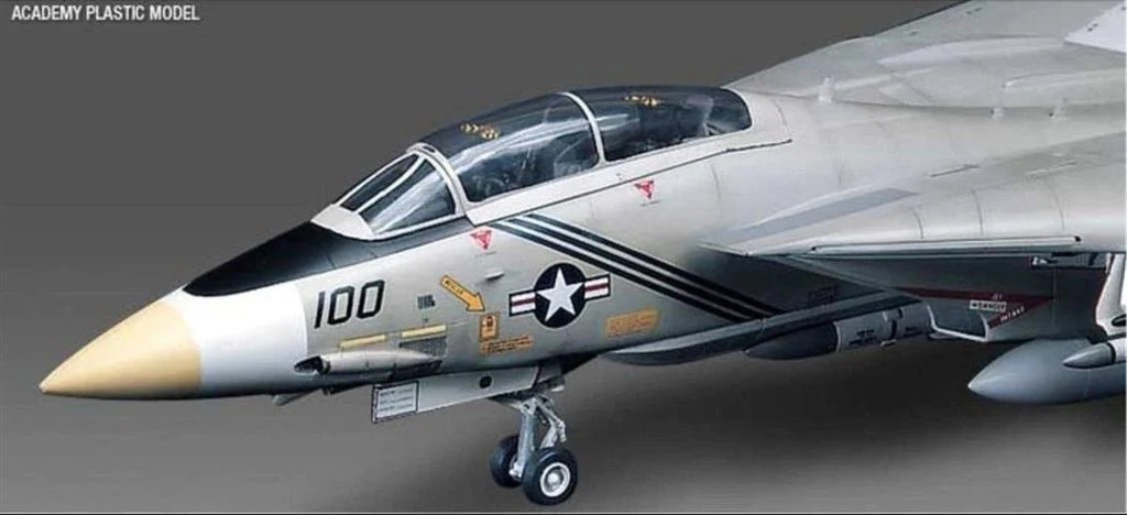 Academy 1/48 F-14A Tomcat USN Fighter Plastic Model Kit - Battle Born Hobby