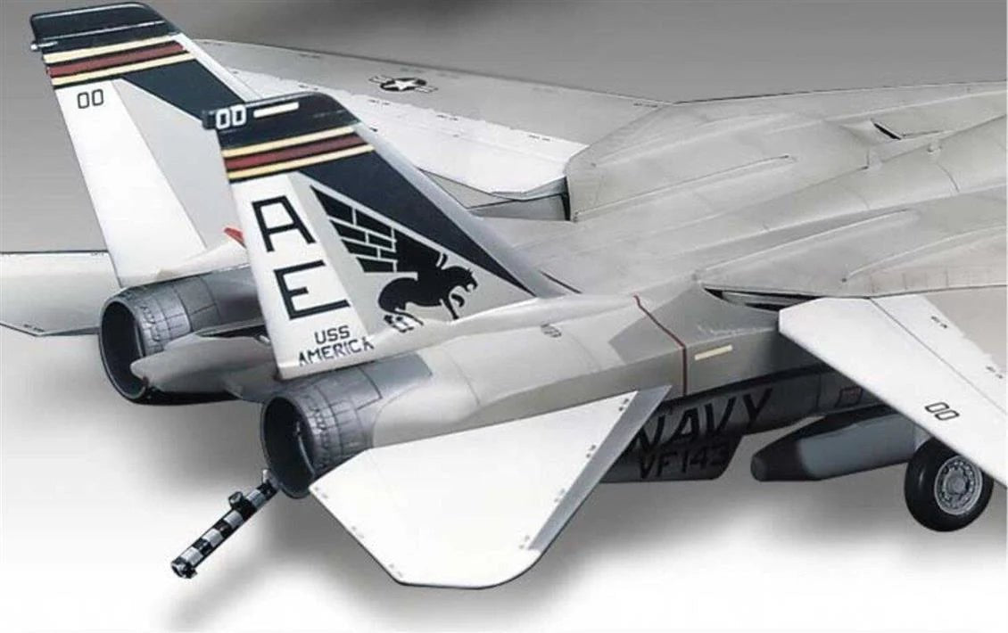 Academy 1/48 F-14A Tomcat USN Fighter Plastic Model Kit - Battle Born Hobby