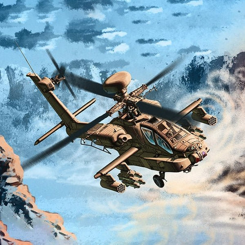 Academy 1/72 AH-64D Block II “Early Version” Apache Helicopter - Battle Born Hobby