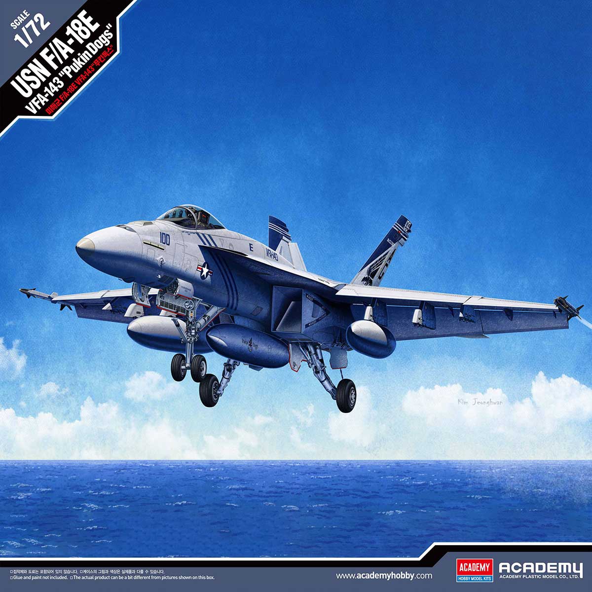 Academy 1/72 F/A-18E VFA-143 "Pukin Dogs" – 12547 - Battle Born Hobby