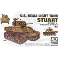 AFV Club 1:35 M3A3 Stuart Light Tank AF35053 model kit