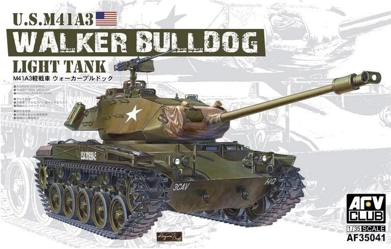 AFV Club US M41A3 Walker Bulldog Light Tank - Battle Born Hobby