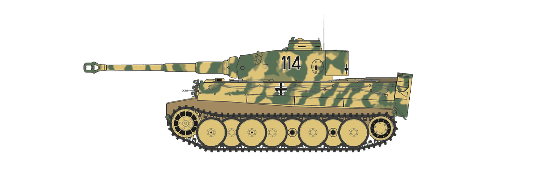 Airfix 1/35 Tiger I Early Version – Operation Citadel Plastic Model Kit - Battle Born Hobby