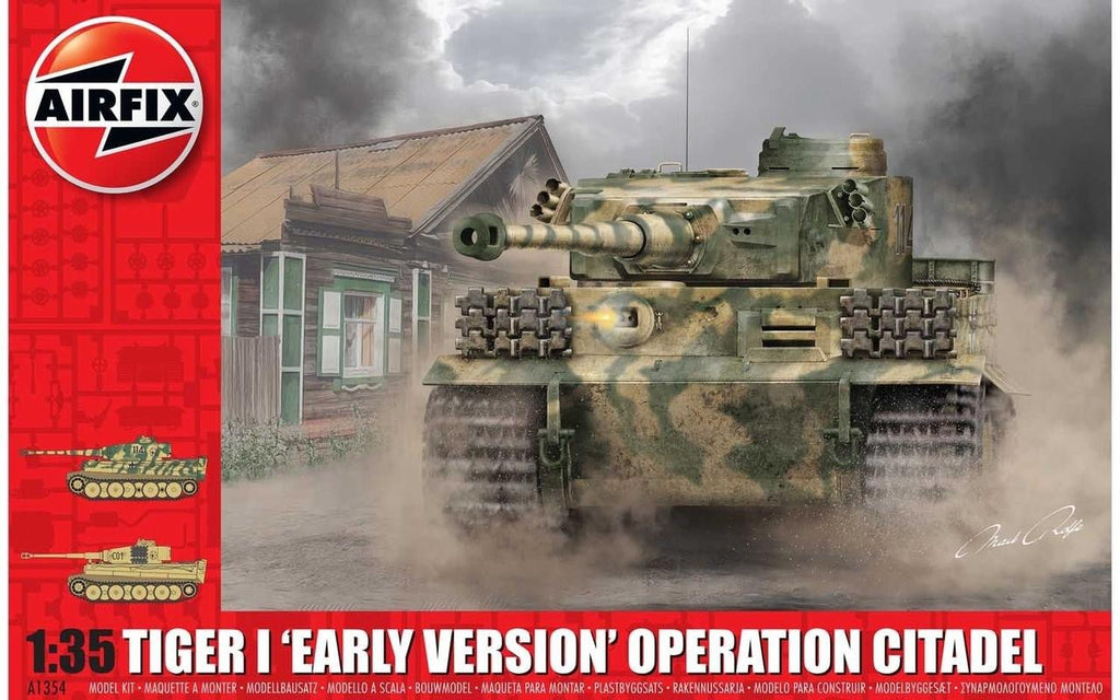 Airfix 1/35 Tiger I Early Version – Operation Citadel Plastic Model Kit - Battle Born Hobby