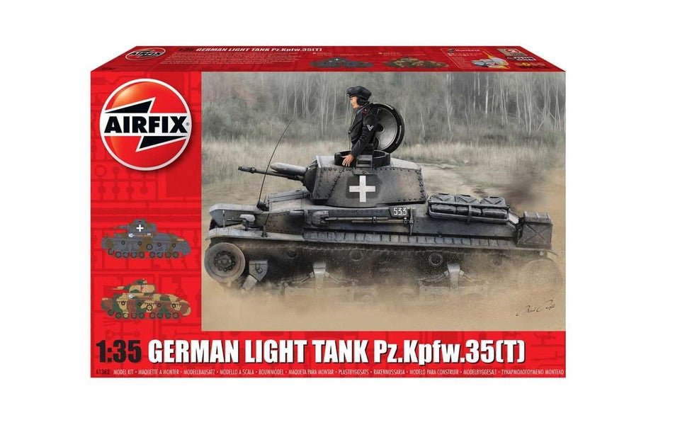 Airfix German Light Tank Pz.Kpfw. 35(t) 1/35 Scale - Battle Born Hobby