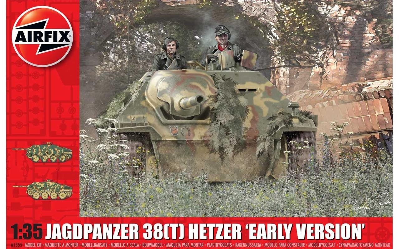Airfix JagdPanzer 38 tonne Hetzer Early Version 1/35 Scale - Battle Born Hobby