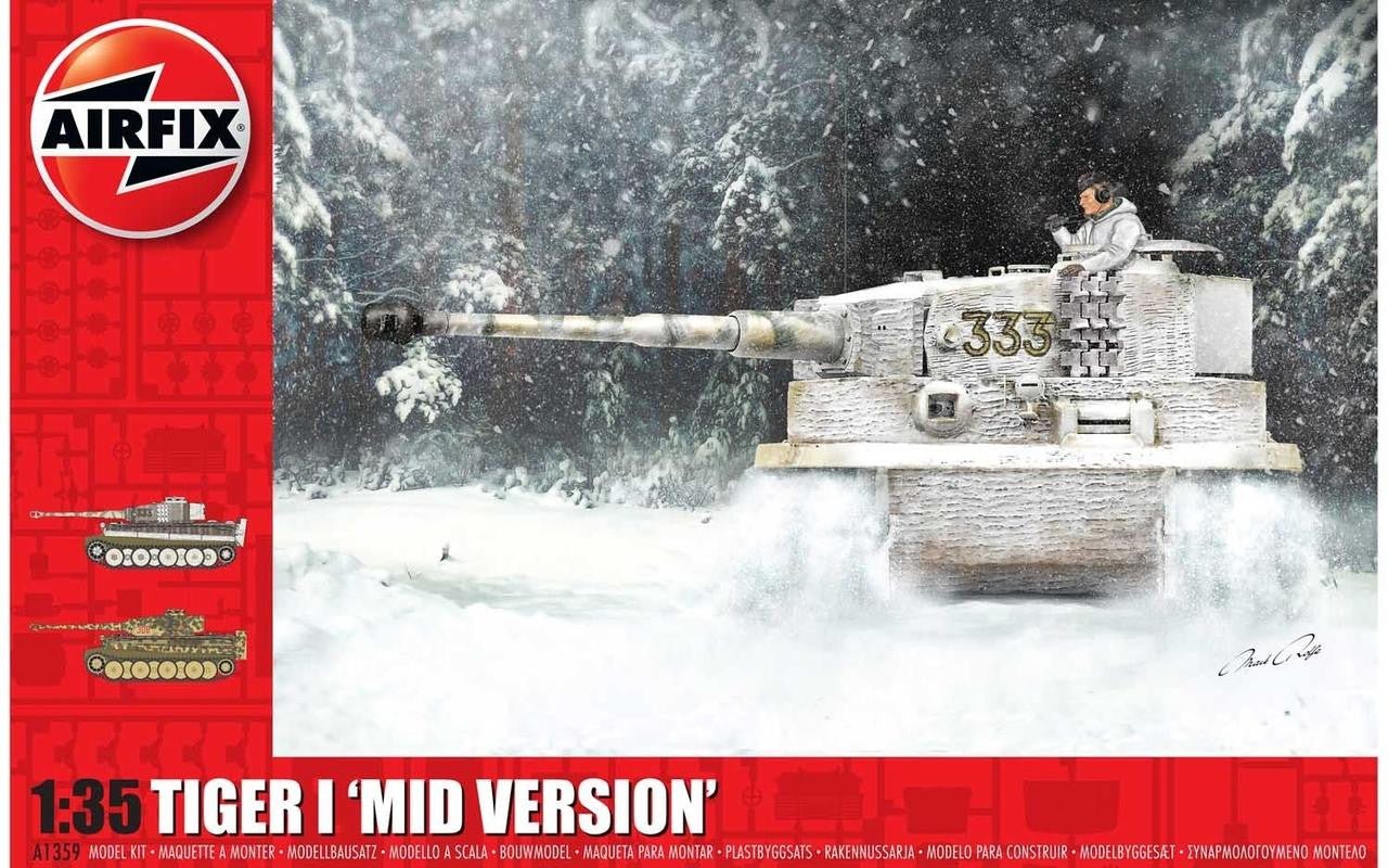 Airfix Tiger-1 Mid Version 1/35 Scale - Battle Born Hobby