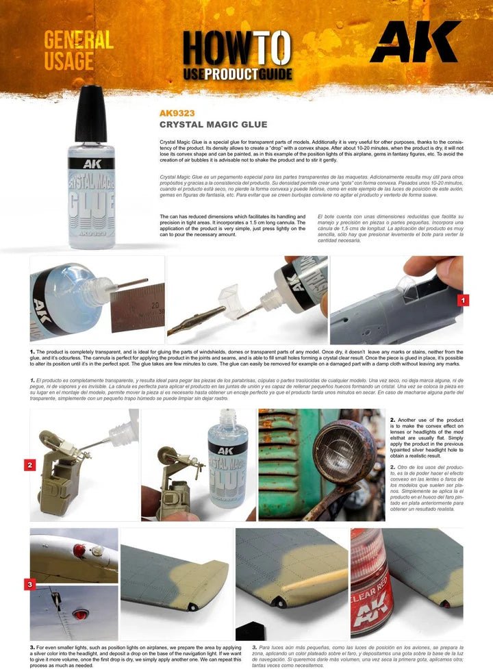 AK Interactive Crystal Magic Glue 30ml - Battle Born Hobby