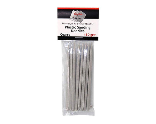 Alpha Abrasives Plastic Sanding Needles Coarse 150 Grit APA0401