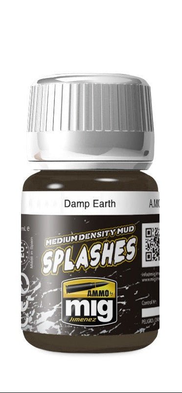 AMMO by Mig 1754 Mud Splashes Damp Earth - Battle Born Hobby
