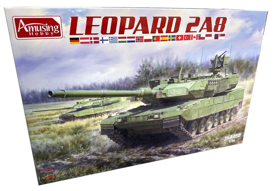 Amusing Hobby 1:35 Leopard 2 A8 Plastic Model Kit - Battle Born Hobby
