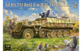 Border Model 1:35 Sd.Kfz. 251 Ausf. D with R35 Turret Plastic Model Kit - Battle Born Hobby