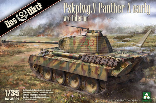 Das Werk 1/35 Pz.Kpfw. V Panther Ausf. A Early Plastic Model Kit - Battle Born Hobby