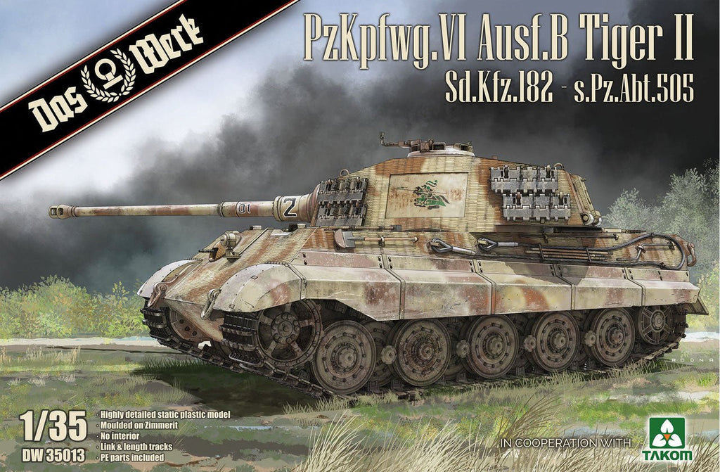 Das Werk 1/35 Pz.Kpfw. VI Ausf. B Tiger II Plastic Model Kit - Battle Born Hobby
