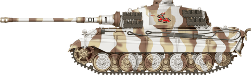 Das Werk 1/35 Pz.Kpfw. VI Ausf. B Tiger II Plastic Model Kit - Battle Born Hobby