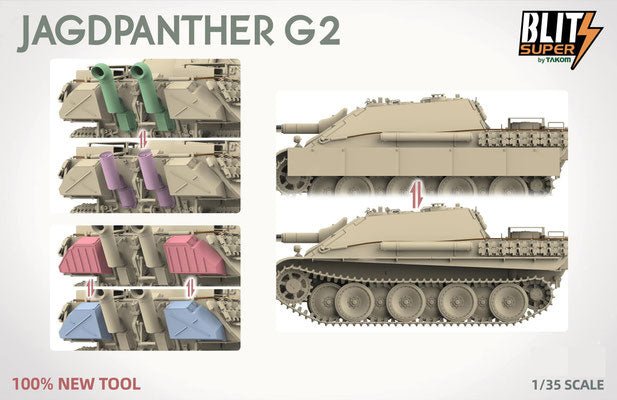 Das Werk Jagdpanther G2 Sd.Kfz.173 Super Blitz 1/35 Scale - Battle Born Hobby