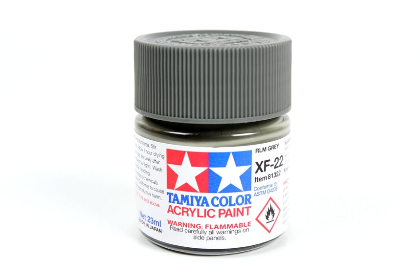Tamiya Large Acrylic Paint XF-22 RLM Grey