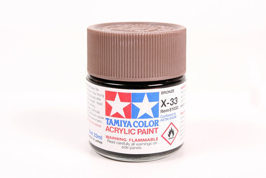 Tamiya Large Acrylic Paint X-33 Gloss Bronze