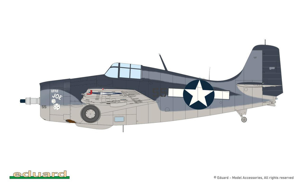 Model airplane with star emblem on a white background