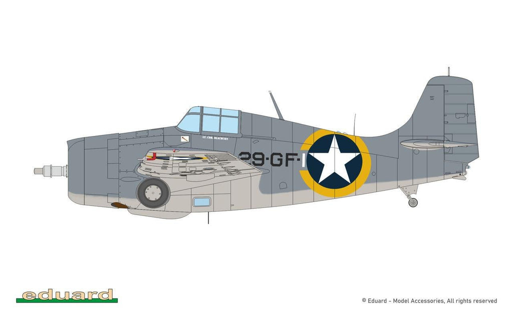 Eduard 1/48 F4F-4 Wildcat Late Weekend Edition Plastic Model Kit - Battle Born Hobby